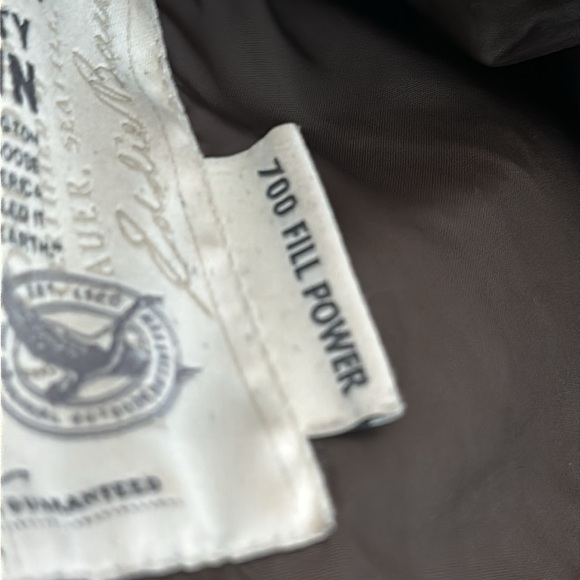 Eddie Bauer 700 Fill Premium Goose Down Parka Jacket Brown with Hood - Picture 8 of 9